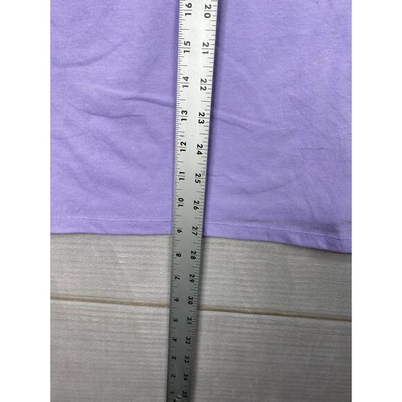 NO BOUNDARIES Tee Shirt Jr XXL(19) Purple Short Sleeve Scoop Y2K 90s Retro NWT - Picture 5 of 8
